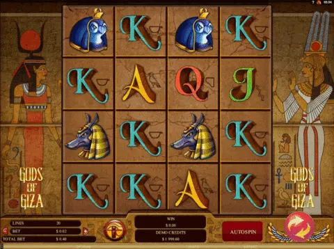 Gods Of Giza Slot Game
