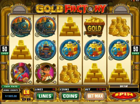 Gold Factory Slot Game Free Spins