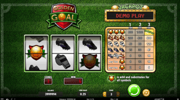 Golden Goals Slot Game Free Spins