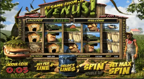 It Came From Venus Slot Game Free Spins