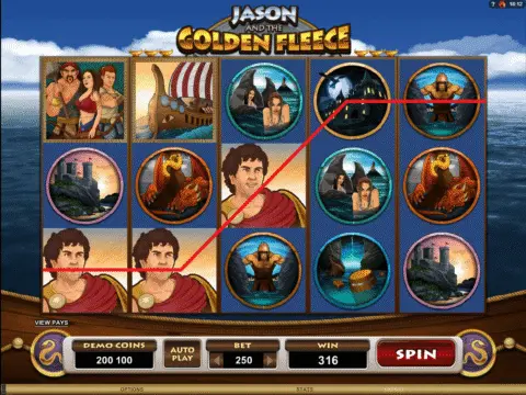 Jason And The Golden Fleece Slot Game Free Spins