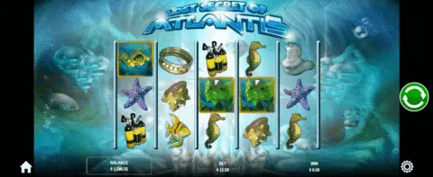 Lost Secret Of Atlantis Slot Game