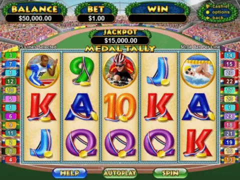 Medal Tally Slot Game Free Spins