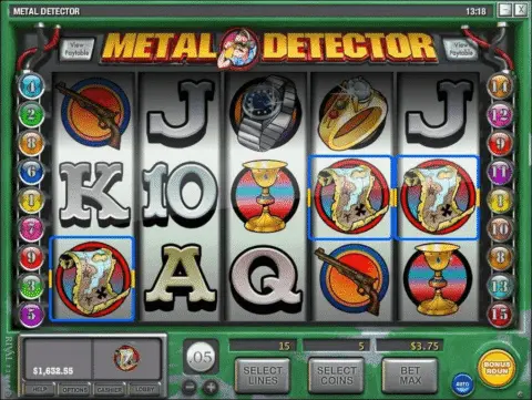 Metal Detector Slot Game Free Spins