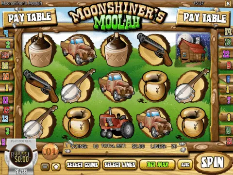 Moonshiner’s Moolah Slot Game