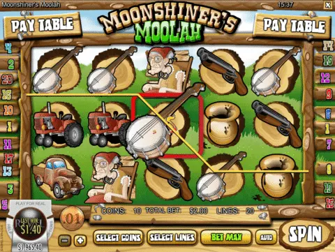 Moonshiner’s Moolah Slot Game Free Spins