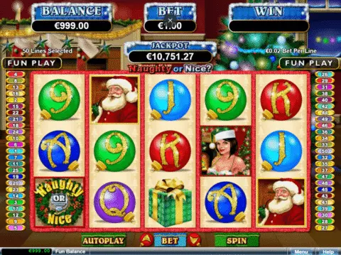Naughty Or Nice Slot Game