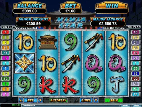 Ninja Star Slot Game