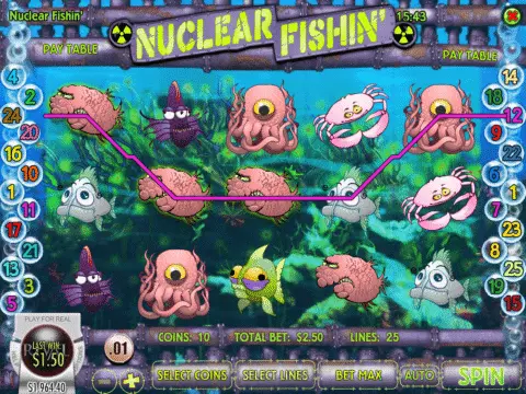 Nuclear Fishin’ Slot Game
