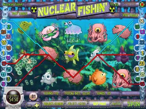 Nuclear Fishin’ Slot Game Free Spins