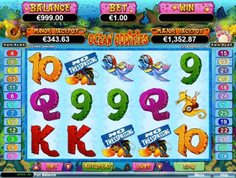 Ocean Oddities Slot Game
