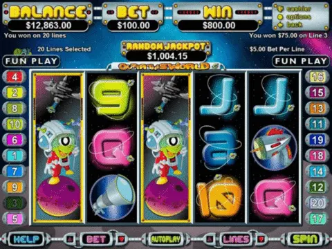 Outta This World Slot Game Free Spins