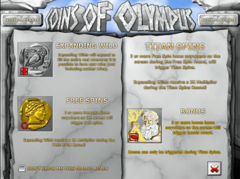 Play Coins Of Olympus Slot