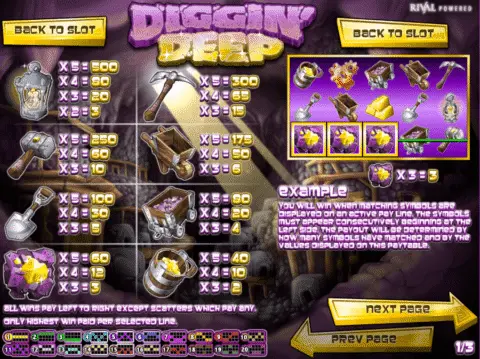 Play Diggin’ Deep Slot