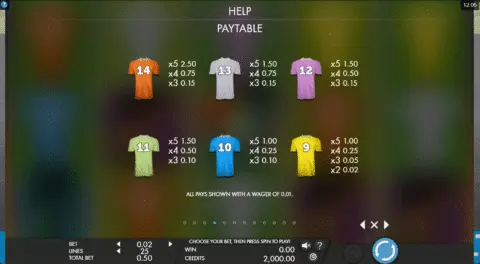 Play Euro Golden Cup Desktop Slot