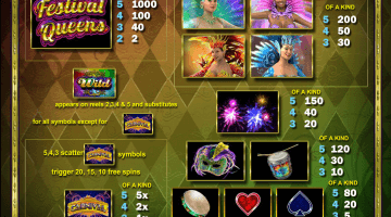 Play Festival Queens Slot