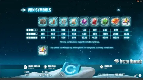 Play Frozen Diamonds Slot