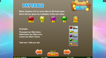 Play Fruit Blast Slot