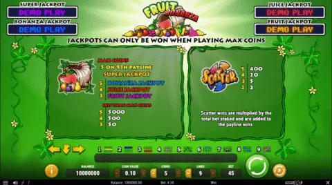 Play Fruit Bonanza Slot