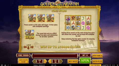 Play Golden Caravan Slot