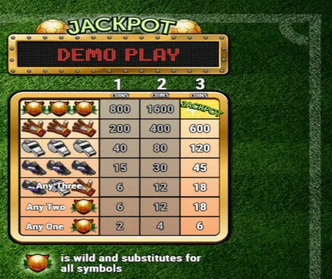 Play Golden Goals Slot