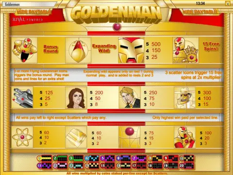 Play Goldenman Slot