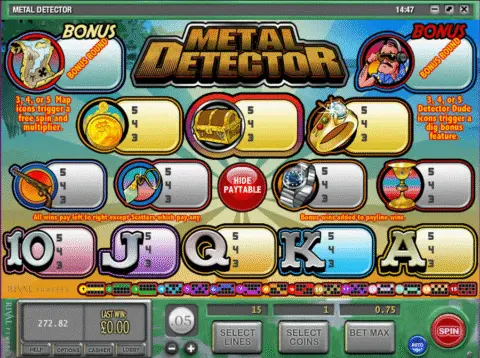 Play Metal Detector Slot