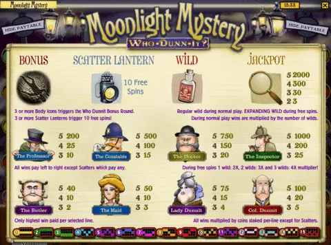 Play Moonlight Mystery Slot