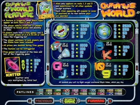 Play Outta This World Slot
