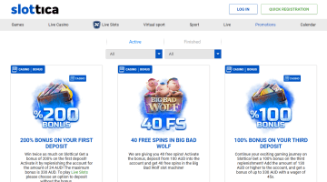 Slottica Casino Promotions