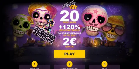 Zig Zag 777 Casino Free Spins No Deposit