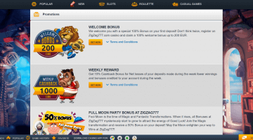 Zig Zag 777 Casino Promotions