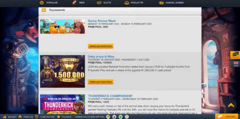 Zig Zag 777 Casino Tournaments