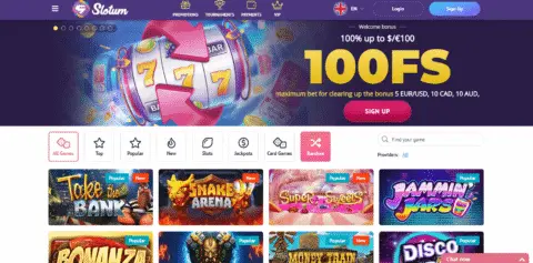 Slotum Casino Free Spins