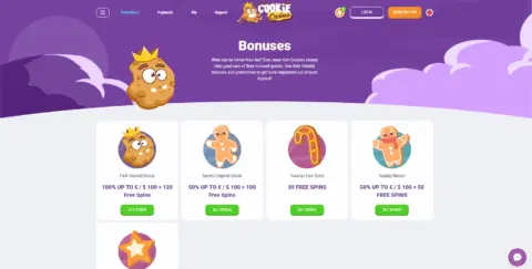 Cookie Casino Promotions And Welcome Bonus