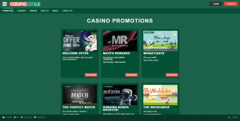 Casino Mate Promotions