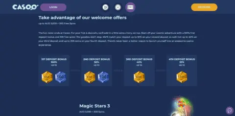 Casoo Casino Free Spins
