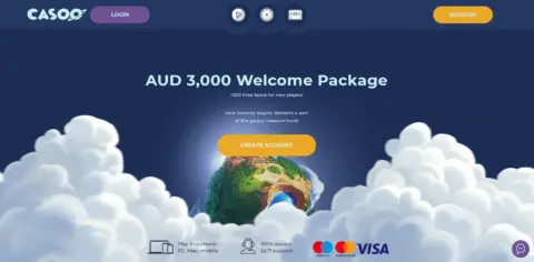 Casoo Casino Welcome Bonus
