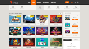 Ignition Casino Games