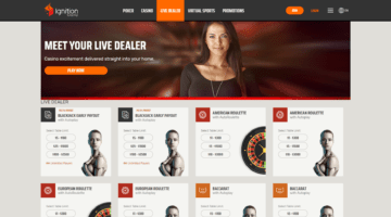 Ignition Casino Live