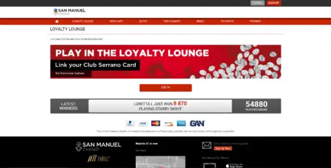 San Manuel Casino Vip