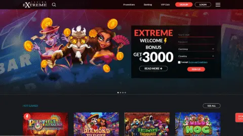 Casino Extreme Homepage