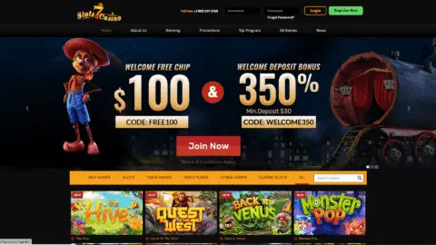 Slots 7 Casino Homepage