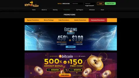 Slots 7 Casino Promotions
