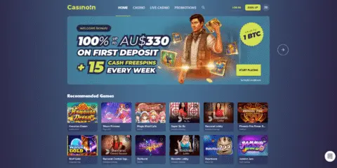 Casinoin Casino Free Spins