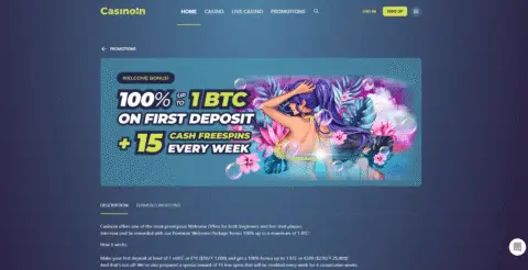 Casinoin Casino Promotions