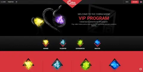 Cobra Casino Vip And Loyalty