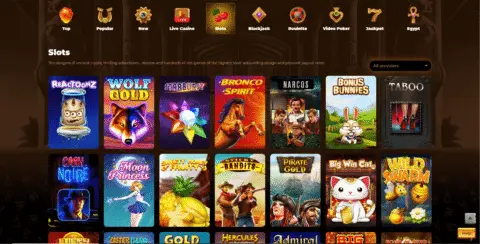 Amunra Casino Casino Games