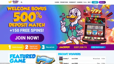 Duckyluck Casino Free Spins