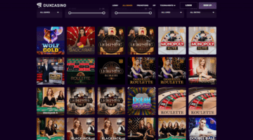 Dux Casino Casino Games